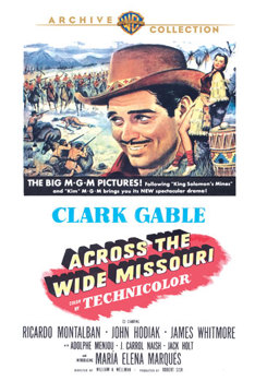 DVD Across The Wide Missouri Book