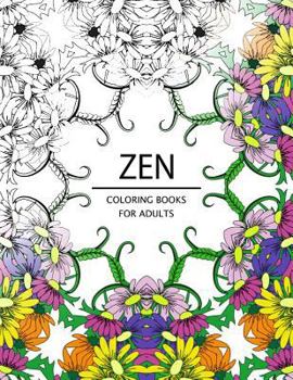 Paperback Zen Coloring Books For Adults: Adult Coloring Book (Art Book Series) Book