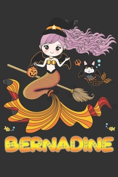 Bernadine: Bernadine Halloween Beautiful Mermaid Witch Want To Create An Emotional Moment For Bernadine?, Show Bernadine You Care With This Personal ... Very Own Planner Calendar Notebook Journal