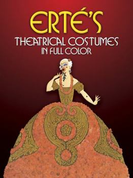 Paperback Erté's Theatrical Costumes in Full Color Book