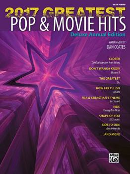 Paperback 2017 Greatest Pop & Movie Hits: Easy Piano Book