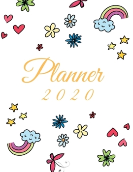 Paperback planner: planner 2020: Daily Planner gift girl profession Planner and calendar, Agenda, funny, cute, nice pretty, attractive, P Book