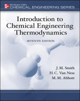 Hardcover Introduction to Chemical Engineering Thermodynamics Book