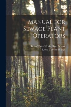 Paperback Manual for Sewage Plant Operators Book