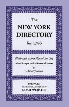 Paperback New York Directory for 1786 Book