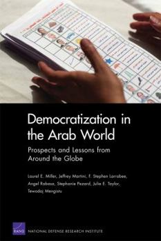 Paperback Democratization in the Arab World: Prospects and Lessons from Around the Globe Book