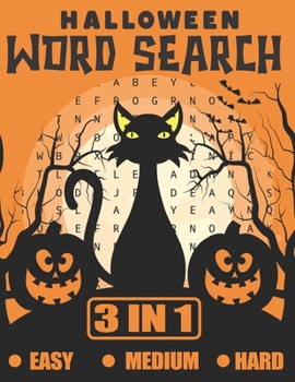 Paperback Halloween Word Search: 60 Unique Word Search Puzzles With Answer Keys Book