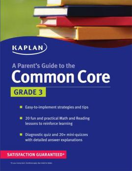 Paperback A Parent's Guide to the Common Core, Grade 3 Book