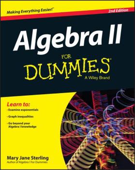 Paperback Algebra II for Dummies Book