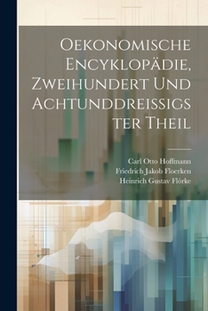 Paperback Oekonomische Encyklopädie, Zweihundert und achtunddreissigster Theil [German] Book