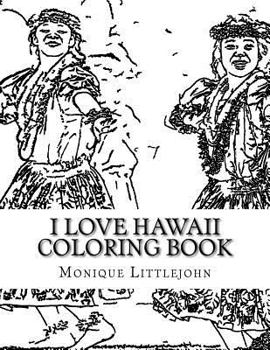 Paperback I Love Hawaii Coloring Book