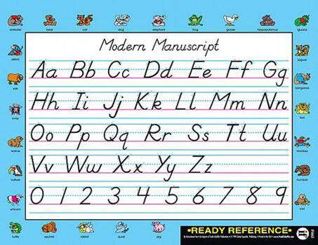 Loose Leaf Handwriting Modern Manuscript and Cursive Ready Reference, Grades 4 - 7 Book