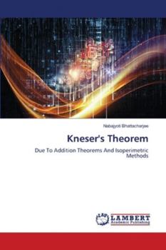 Paperback Kneser's Theorem Book