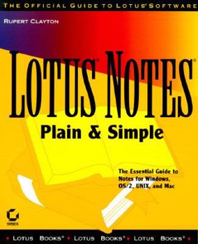 Paperback Lotus Notes Plain & Simple Book