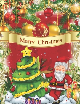 Merry Christmas: An Adult Coloring Book with Fun, Easy, and Relaxing Designs