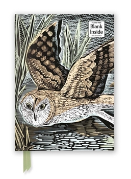 Misc. Angela Harding: Marsh Owl (Foiled Blank Journal) Book