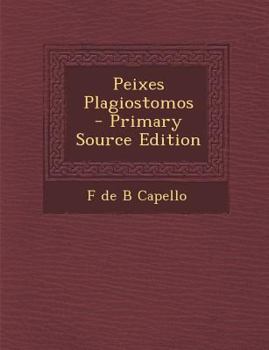 Paperback Peixes Plagiostomos [Portuguese] Book