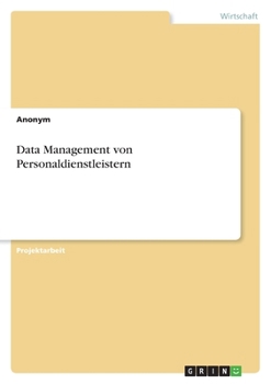 Paperback Data Management von Personaldienstleistern [German] Book