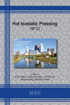 Paperback Hot Isostatic Pressing: Hip'22 Book