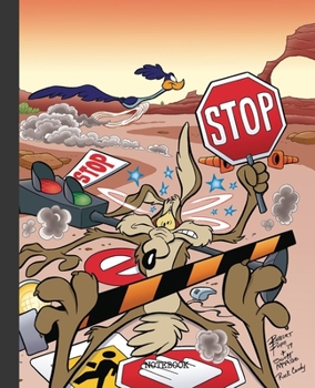 Notebook: Looney Tunes Cartoon Soft Glossy Cover Graph Paper Pages Book 7.5 x 9.25 Inches 110 Pages