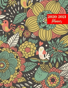 Paperback 2020-2021 Planner: Cute 24 Months Calendar, 2 Year Appointment Calendar, Business Planners, Agenda Schedule Organizer Logbook and Journal Book