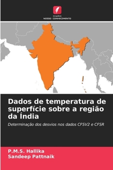 Paperback Dados de temperatura de superfície sobre a região da Índia [Portuguese] Book