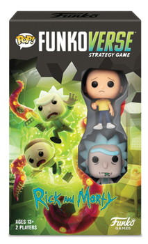 Board Game Funkoverse Strategy Game Rick & Morty 100 Expandalone Book