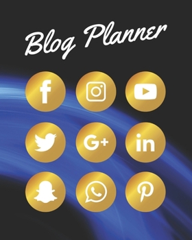Paperback Blog Planner: Help you brainstorm content ideas, schedule your blog posts, and give you some ideas on how to promote it. Book