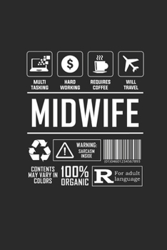 Midwife: Dotted Bullet Notebook (6" x 9" - 120 pages) ~ Midwives Notebook for Daily Journal, Diary, and Gift