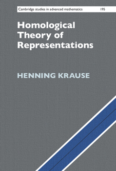 Hardcover Homological Theory of Representations Book