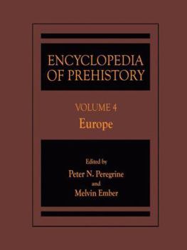 Paperback Encyclopedia of Prehistory: Volume 4: Europe Book