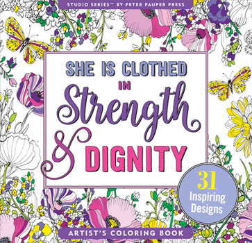 Paperback Strength and Dignity Coloring Book