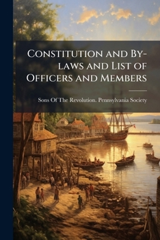 Paperback Constitution and By-laws and List of Officers and Members Book