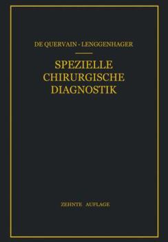 Paperback Spezielle Chirurgische Diagnostik: Für Studierende Und Ärzte [German] Book