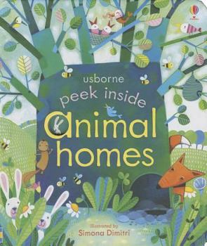 Board book Peek Inside Animal Homes Book