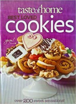 Hardcover taste of home Best Loved Cookies Book