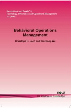 Paperback Behavioral Operations Management Book