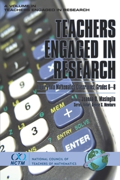 Hardcover Teachers Engaged in Research: Inquiry in Mathematics Classrooms, Grades 6-8 Book