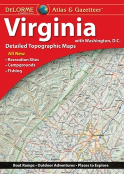 Paperback Delorme Virginia Atlas & Gazetteer Book