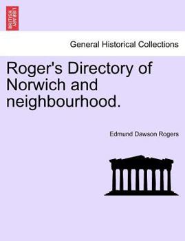 Paperback Roger's Directory of Norwich and Neighbourhood. Book