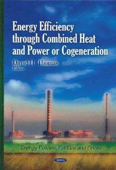 Hardcover Energy Efficiency Through Combined Heat and Power or Cogeneration (Energy Policies, Politics and Prices) Book