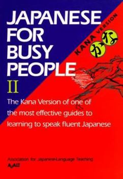 Paperback Japanese for Busy People II: Kana Text Book