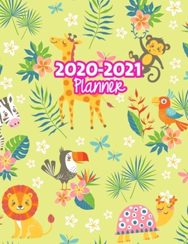 2020-2021 Planner: Two Year Calendar Organizer and Goal Journal | January 2020 - December 2021 Daily, Weekly and Monthly Planner Book with Back Sticker Expression Wall for 2 Years | Design Code 19985