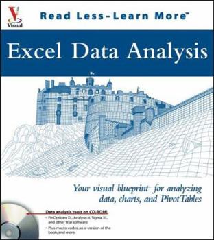 Paperback Excel Data Analysis: Your visual blueprint for analyzing data, charts, and PivotTables Book