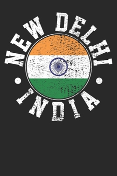 Paperback Notebook: New Delhi India Ruled 6x9 120 Pages Book