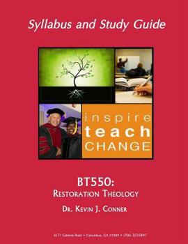 Paperback Bt550: Restoration Theology Book