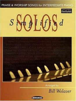 Paperback Simplified Solos: Praise and Worship Songs for Intermediate Piano Book