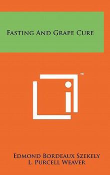 Hardcover Fasting And Grape Cure Book