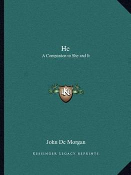 Paperback He: A Companion to She and It Book