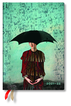 Calendar Wordscapes 2022 18-Month Softcover Planner, MIDI - Horizontal Week-At-A-Time Book